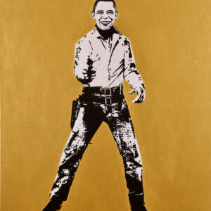 Arany Obama felszabadít Warhol műtermében