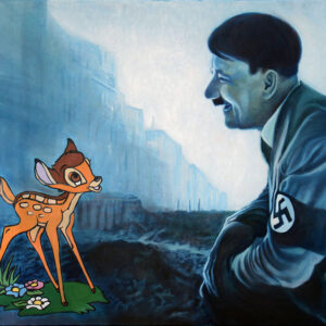 I was just kidding with the transparency law! - nsaid Adolf to Bambi in Helnwein's studio