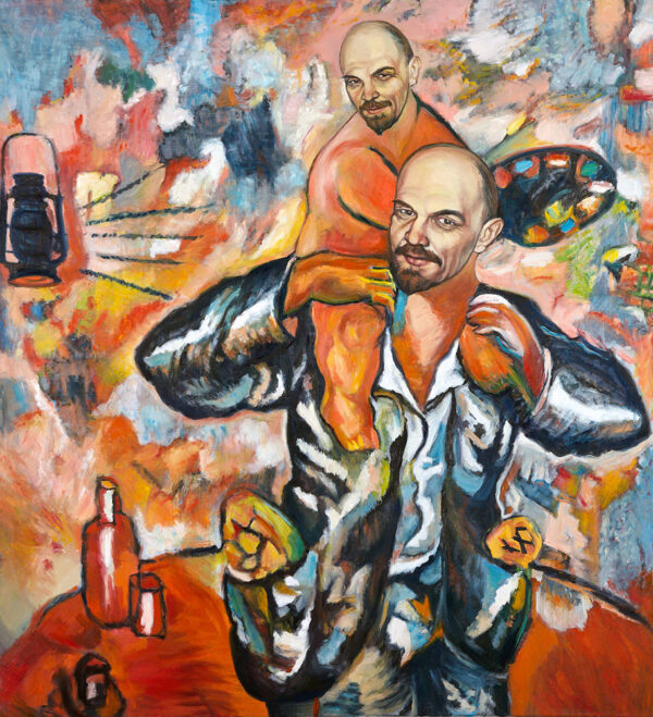 Every good painter and in good case his student too is a revolutionary in Sandro Chia's studio 2025